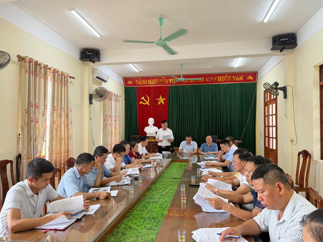 ỦY BAN KIỂM TRA ĐẢNG ỦY XÃ HỒNG QUANG TĂNG CƯỜNG KỶ LUẬT, KỶ CƯƠNG TRONG ĐẢNG QUA CÔNG TÁC KIỂM TRA, GIÁM SÁT 6 THÁNG ĐẦU NĂM 2026