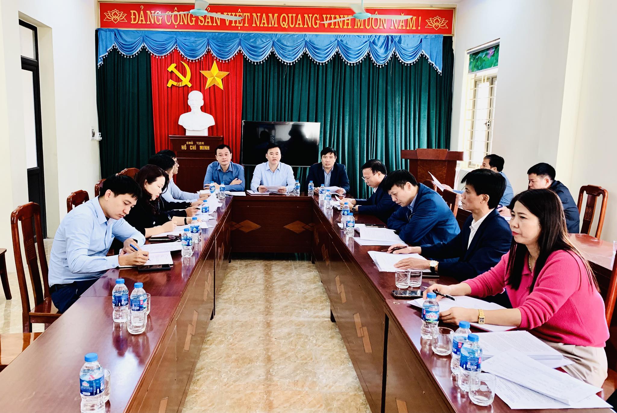 HỘI NGHỊ BAN THƯỜNG VỤ ĐẢNG ỦY XÃ HỒNG QUANG CHO Ý KIẾN CHỈ ĐẠO CÁC NỘI DUNG QUAN TRỌNG