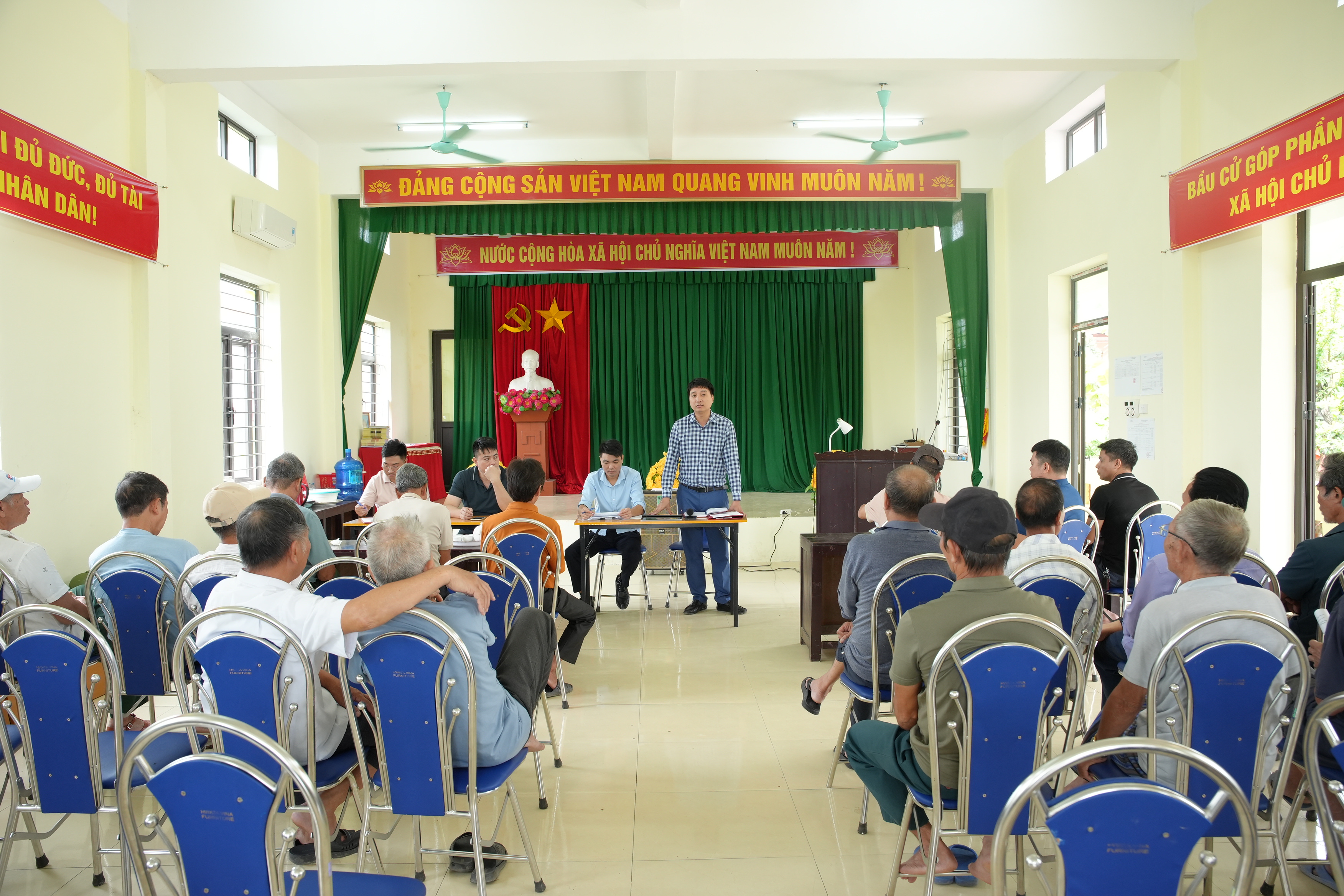 XÃ HỒNG QUANG ĐỐI THOẠI, TẠO ĐỒNG THUẬN TRONG THỰC HIỆN DỰ ÁN TRẠM BƠM TRÀ PHƯƠNG 3