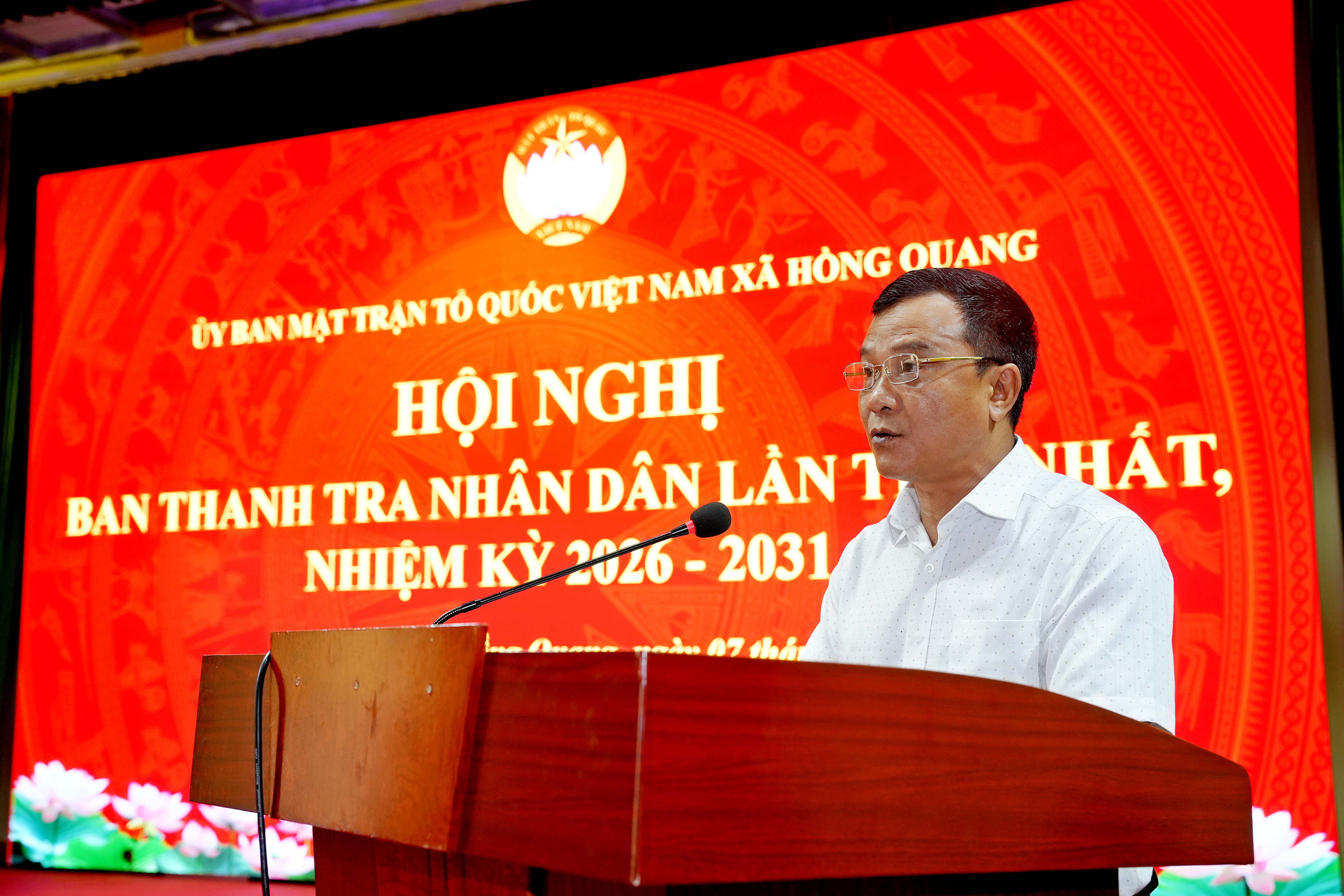 XÃ HỒNG QUANG KIỆN TOÀN BAN THANH TRA NHÂN DÂN XÃ NHIỆM KỲ 2026 - 2031